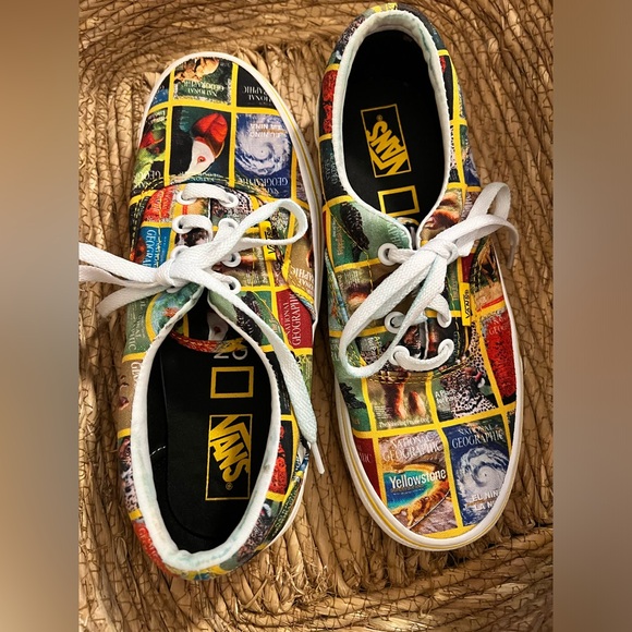 Vans Unisex National Geographic Collaboration Era Sneakers Magazine - Picture 1 of 10